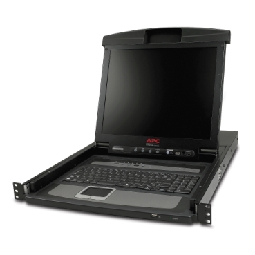 AP5808 - 17" Rack LCD Console with Integrated 8 Port Analog KVM Switch