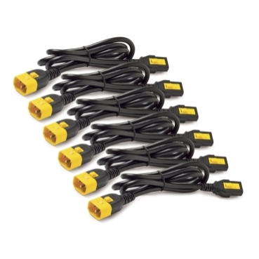 AP8704S-WW - Power Cord Kit (6 ea), Locking, C13 to C14, 1.2m