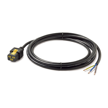 AP8759 - Power Cord, Locking C19 to Rewireable, 3.0m