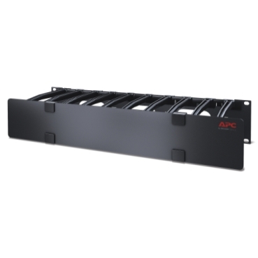AR8606 - 2U Horizontal Cable Manager, 6" Fingers top and bottom