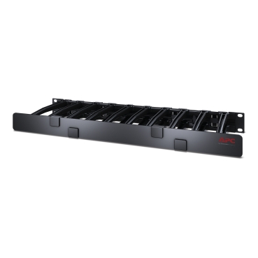 AR8612 - 1U Horizontal Cable Manager, 6" deep, Single-Sided