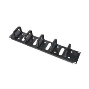 Cable Manager with 5 Plastic Rings - Cable Management Panel