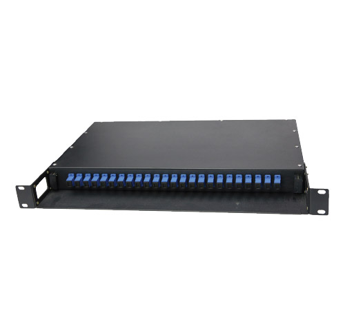 Drawer Patch Panel - Drawer Rack Mount Fiber Patch Panel with Adapters
