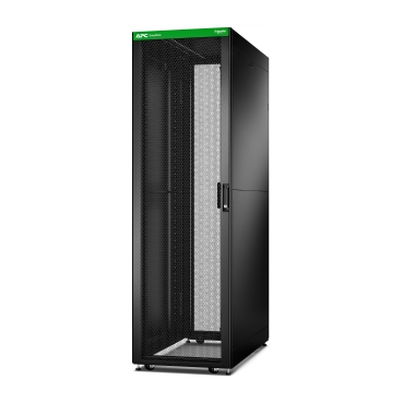 ER6212 - Easy Rack 600mm/42U/1100mm with Roof, Side panel,castors,feet and 4 Brackets, No Bottom, black