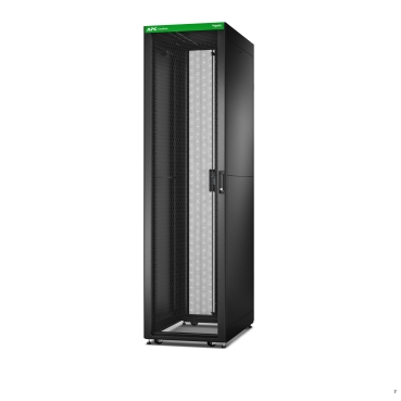 ER6802 - Easy Rack 600mm/48U/1000mm with Roof, Side panel,castors,feet and 4 Brackets, No Bottom, black