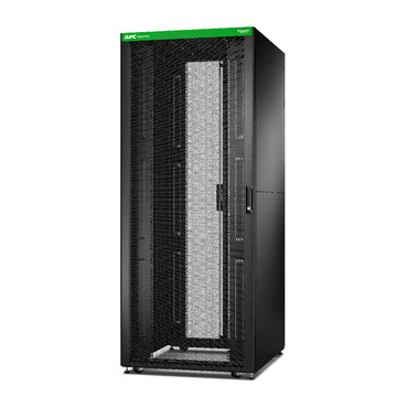 ER8202 - Easy Rack 800mm/42U/1000mm with Roof, Side panel,castors,feet and 4 Brackets, No Bottom, black