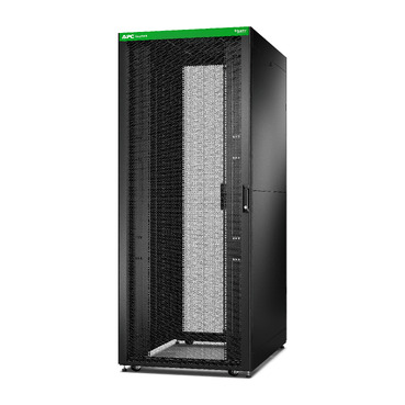 ER8222 - Easy Rack 800mm/42U/1200mm with Roof, Side panel,castors,feet and 4 Brackets, No Bottom, black