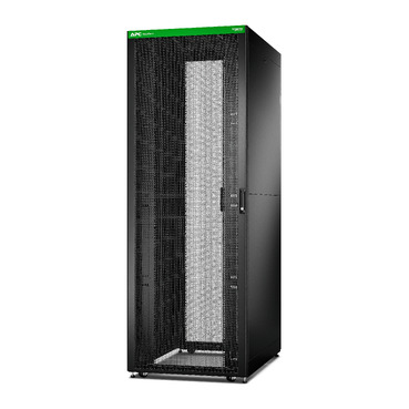 ER8812 - Easy Rack 800mm/48U/1100mm With Roof, Side panel,castors,feet and 4 Brackets, No Bottom, black