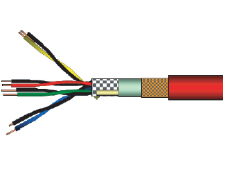 IE FIRETUF™ DATA 1P, 2P OR 4P LSZH-FR - IE SF/UTP 4x2xAWG22/1 cable with circuit integrity behaviour