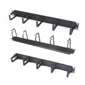 Metal Cable Manager with 5 Rings - Cable Management Panel