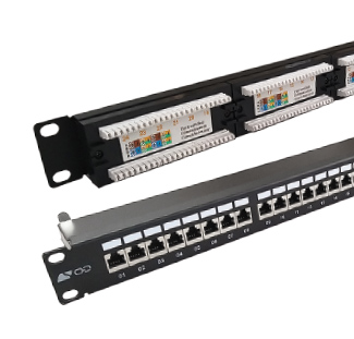 ODPP CAT6A Patch Panel Series - 19-in 1U 24 Port CAT.6A Punchdown Patch Panels