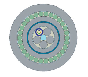 UC FIBRE® LTFMSMWM SERIES - 2 ~ 96 Fibres, SWA, Heavy Armoured Cable, LSZH Sheath