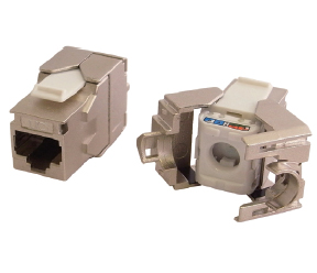 CAT.6A UC C500 MJ TF S V2 - Keystone Jack,Cat.6A,RJ45, FTP, 180° Tool Free, Shielded