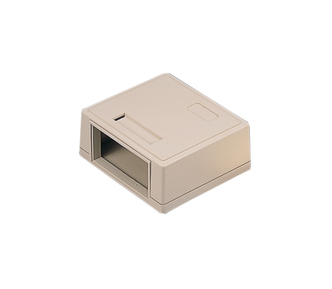 UC CACC DB 02 - 10G Surface Mount Box, 2-port, White ,NHD