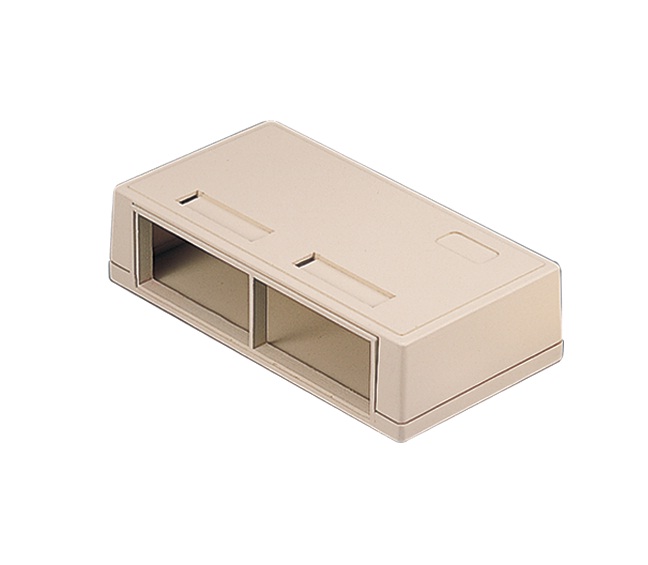 UC CACC DB 04 - 10G Surface Mount Box, 4-port, White ,NHD