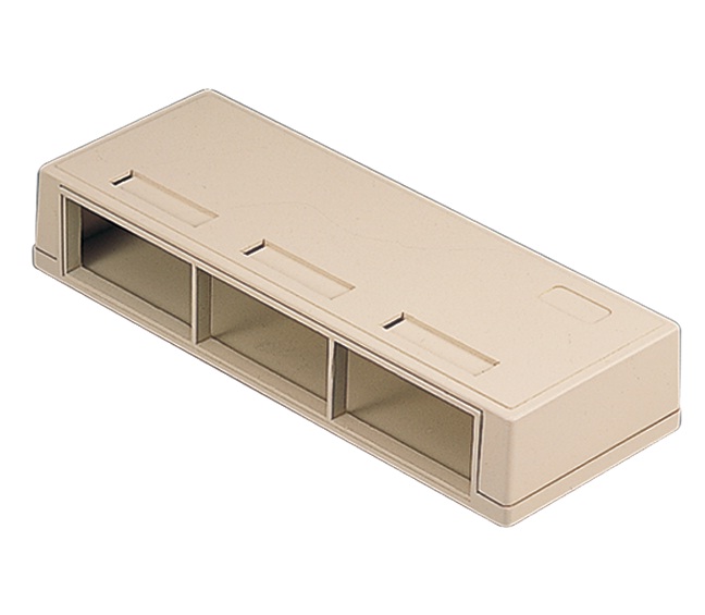 UC CACC DB 06 - 10G Surface Mount Box, 6-port, White ,NHD
