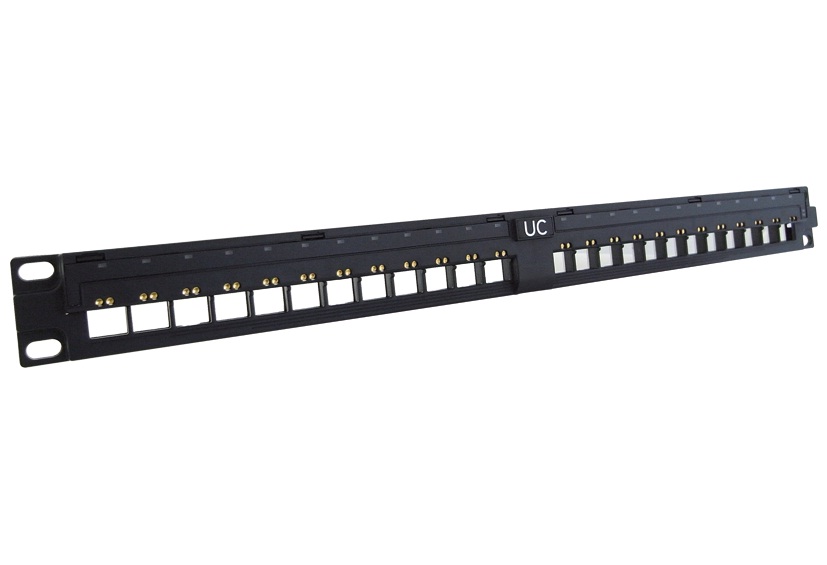 UC CACC UI U BK 24 1U - 19-in 1U 24P Smart UTP Patch Panel, Empty