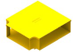 TC1279-75A - 50MM X 50 2” X 2” Horizontal tee and cover