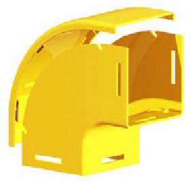 TC1279-87-30A - 50MM X 50 2” X 2” 30° Down and Cover Vertical Elbow