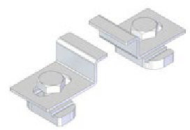 TC1279-DCUM-10 - 100mm, 220mm, 300mm Universal duct clamp (pack of 10 pieces)