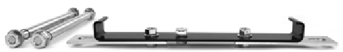 TC1279-297AKIT - 300mm x 100mm Duct system, Mounting-bracket Kit, Suspension Type, 1/2” with Threaded Rod